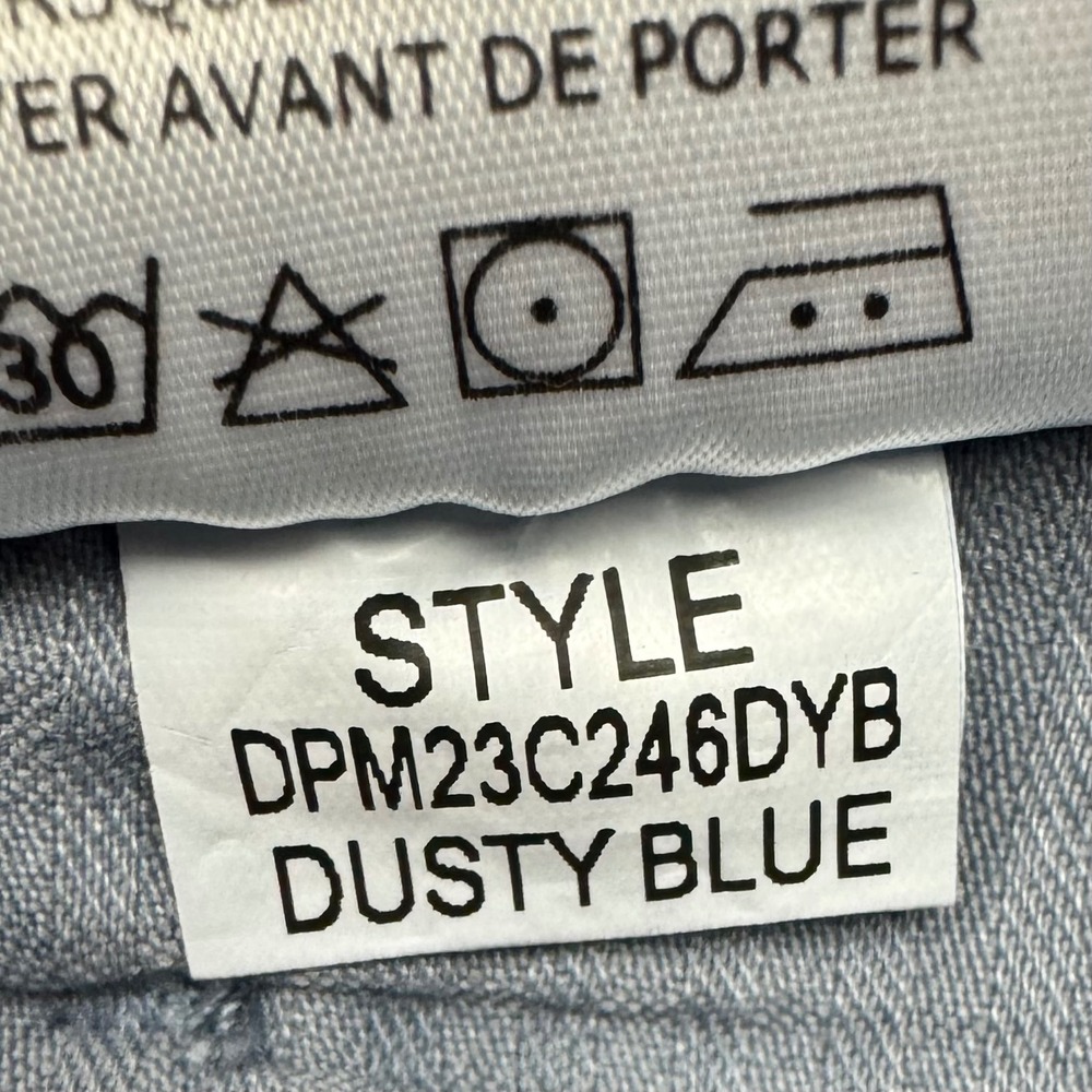 Dear John Blaire Straight Corduroy Pants Womens Size 28 Dusty Blue Stretch - Picture 11 of 11